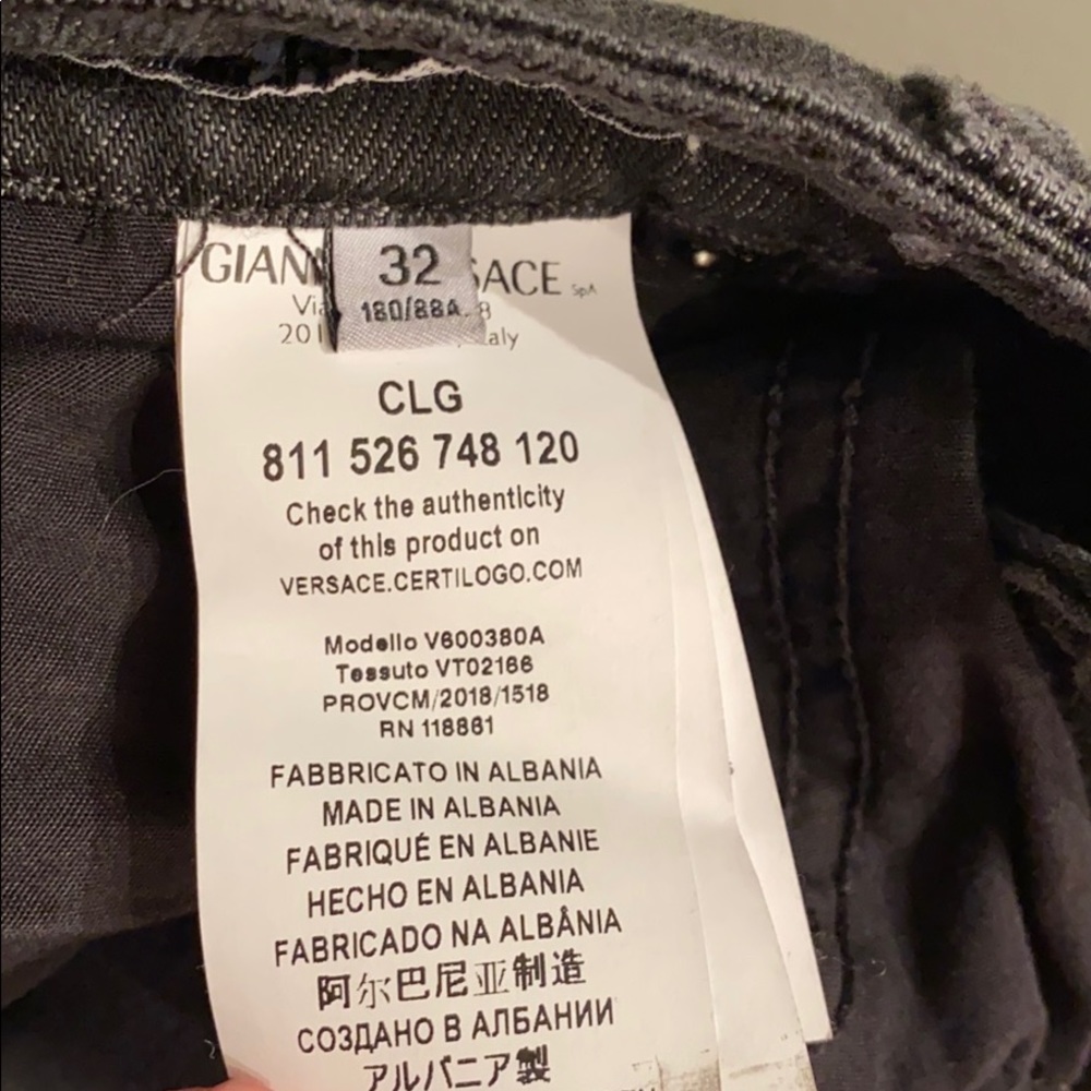 Versace Collection-Hand-painted Jeans - Picture 5 of 5